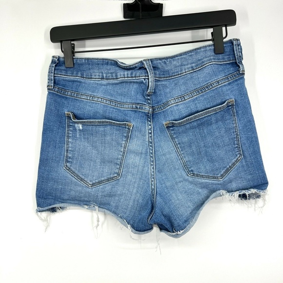 Universal Thread Denim Shorts Distressed Raw Fray Cutoff - Picture 7 of 10